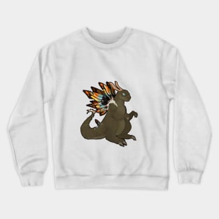 godzilla fly Crewneck Sweatshirt